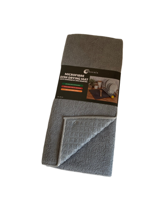 Microfibre Dish Drying Mat-Grey