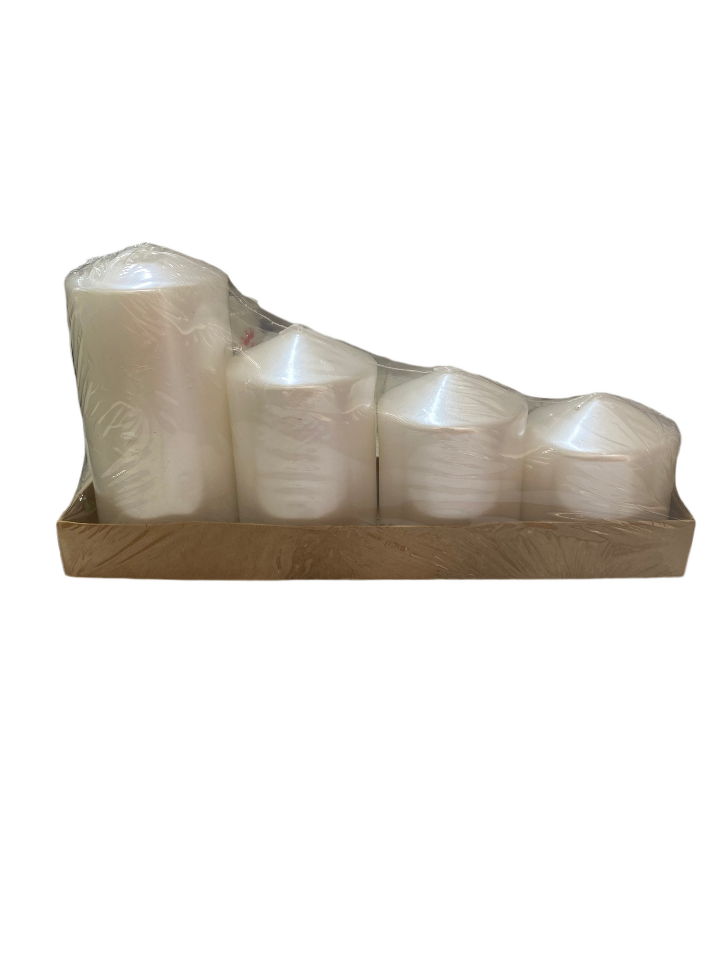 4 Levels Pearl Candle Set