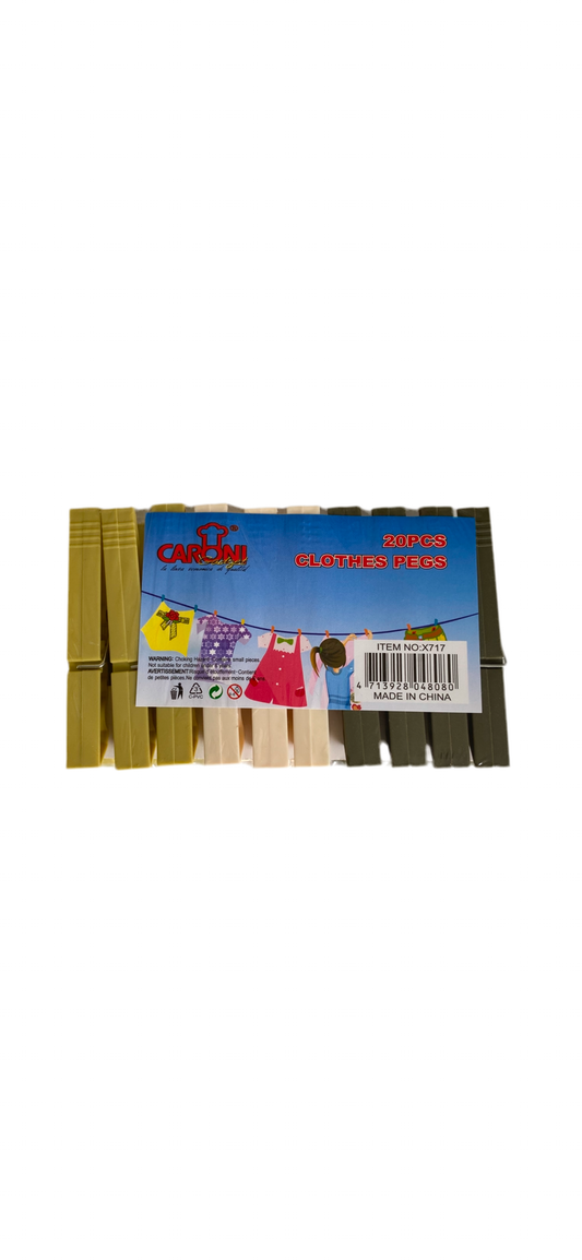 20 pcs Plastic Clothes Pegs
