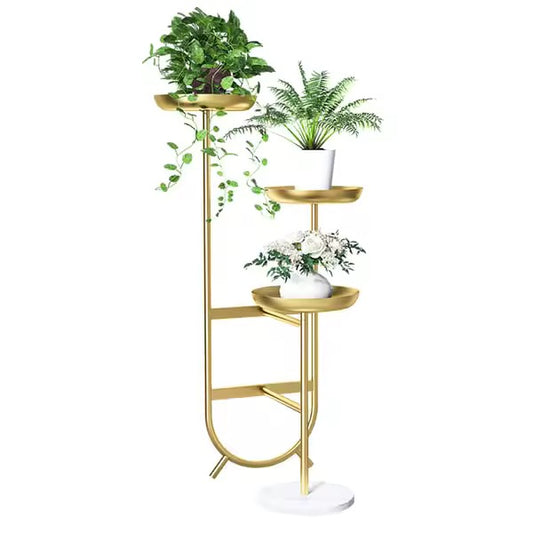 Gold Plant Stand