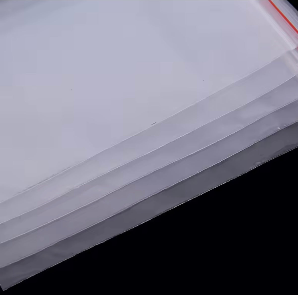 50 Pcs Zip Lock Plastic  Bags Set