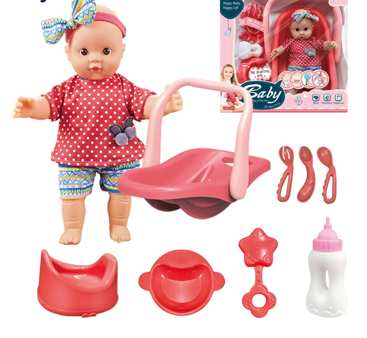 Baby Doll With Chair