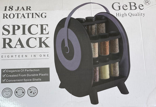 GeBe, 18 Jar Rotating Spice Rack