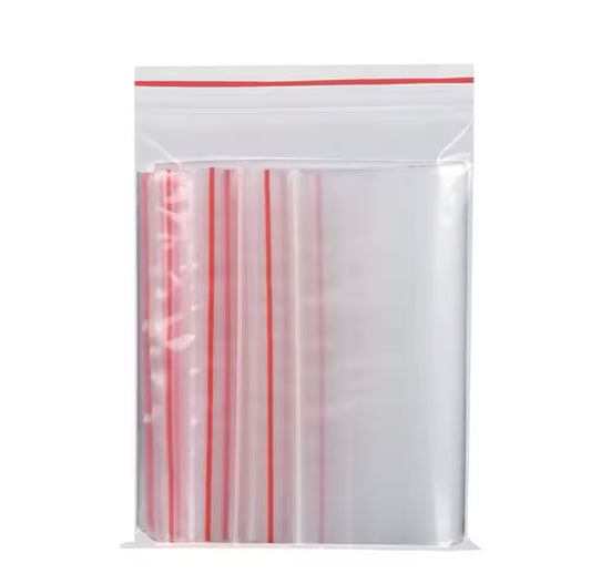 50 Pcs Zip Lock Plastic  Bags Set