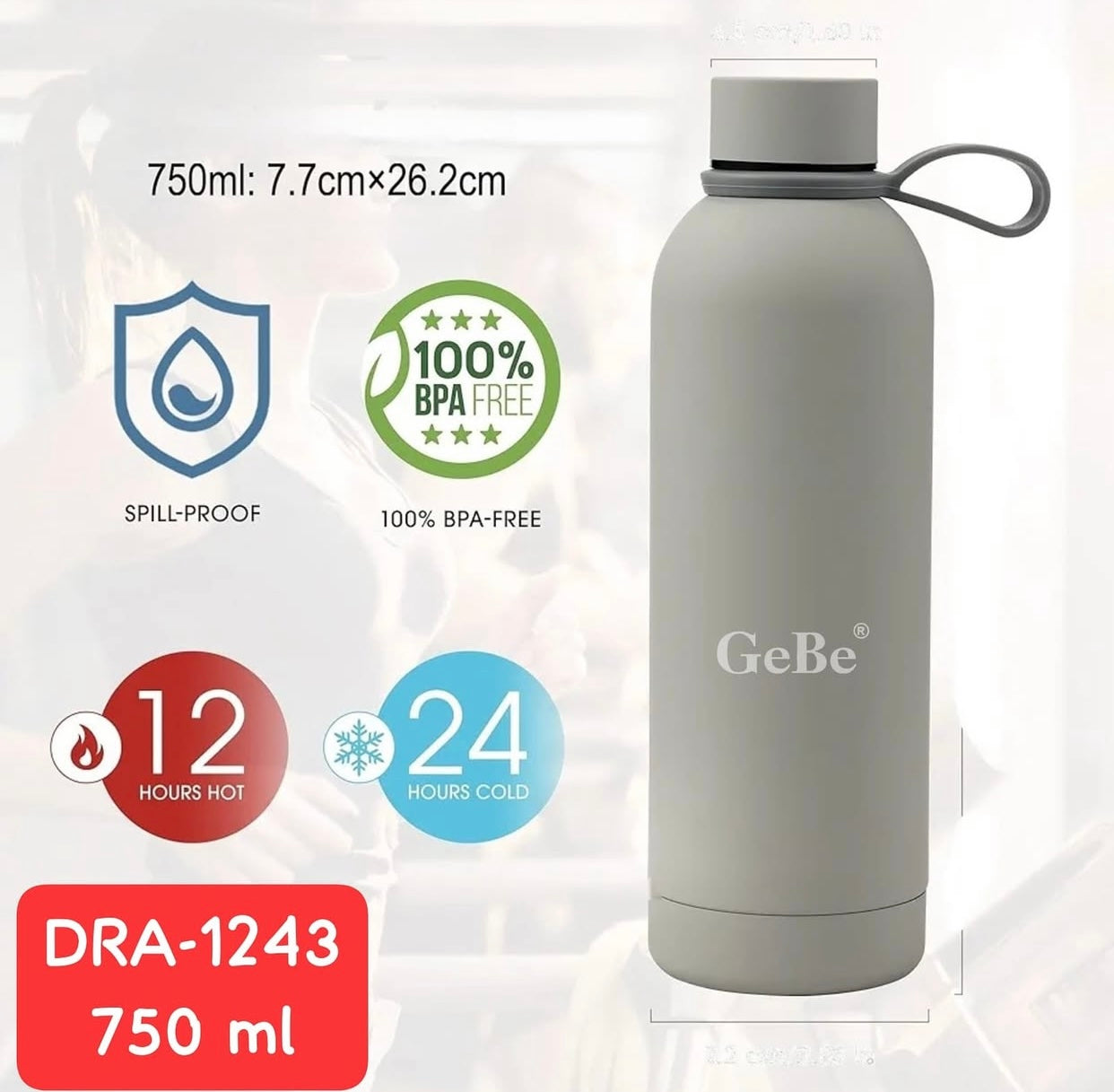 GeBe, 750 ml Vacuum Bottle