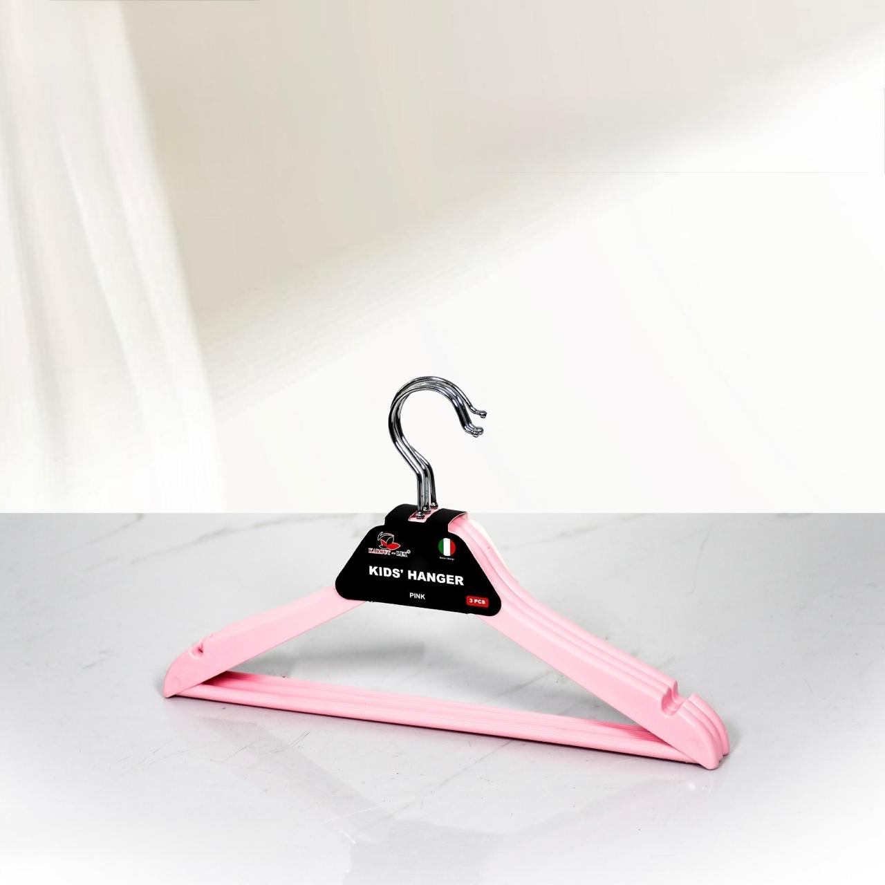 3 PCs Plastic Kids Hanger Set