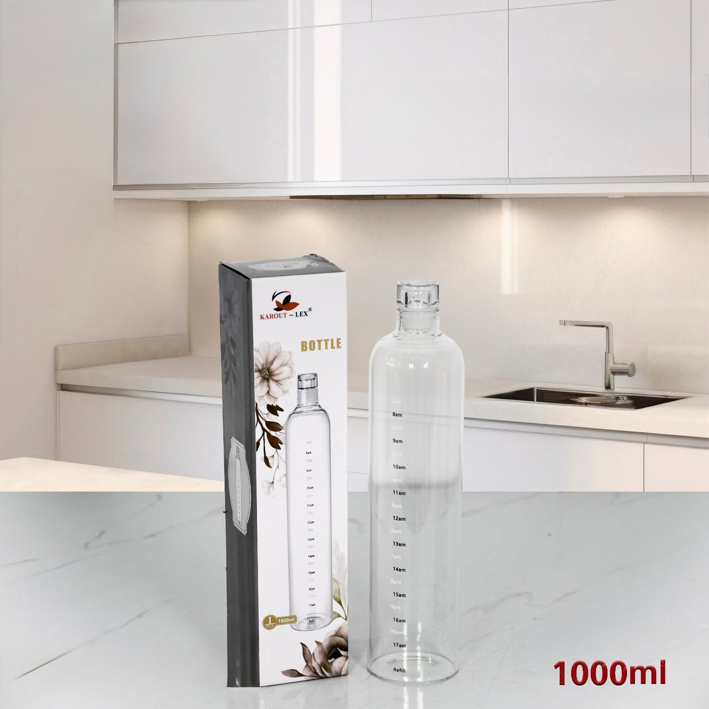 1000 ML Pyrex Water Bottle