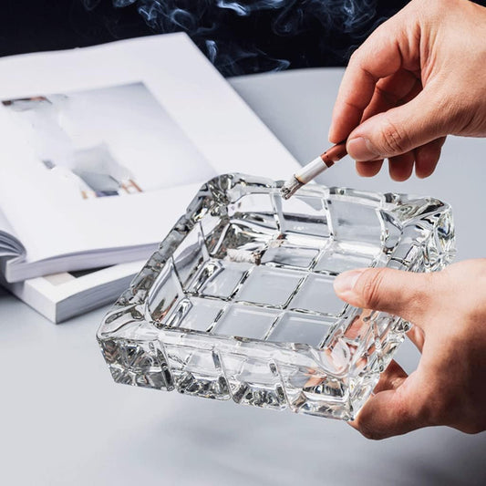 Phoenix,Square Crystal Ashtray