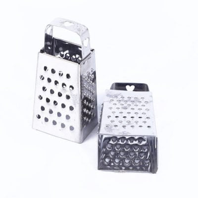 Mini Grater Silver With  Heart 7.5cm