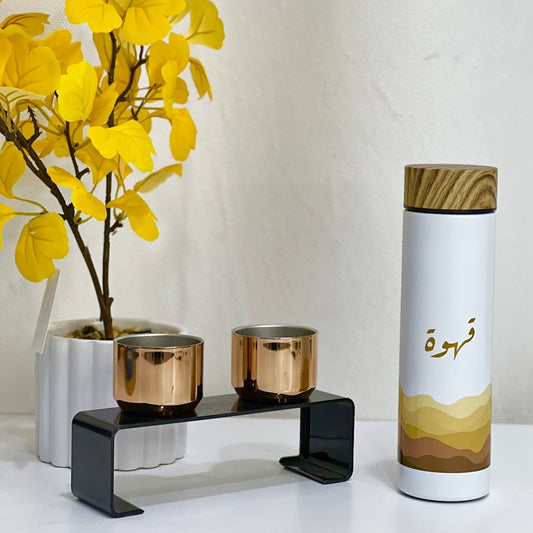 3 PCs Stainless Steel Vacuum Flask  With Cups Set