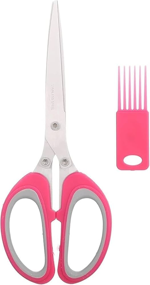 Stainless Steel Vegetable Scissor With Cleaning Brush