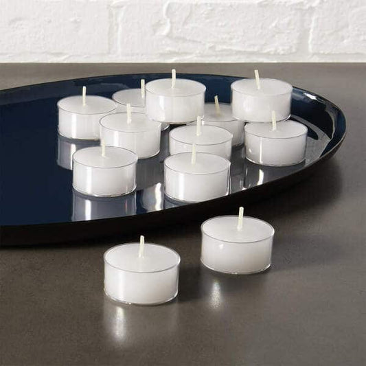 Fama, 20 PCs Clear-Cupped Tealight Candle Set