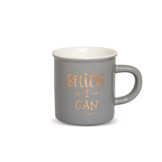 95 ml Glossy Light Ceramic Coffee Cup
