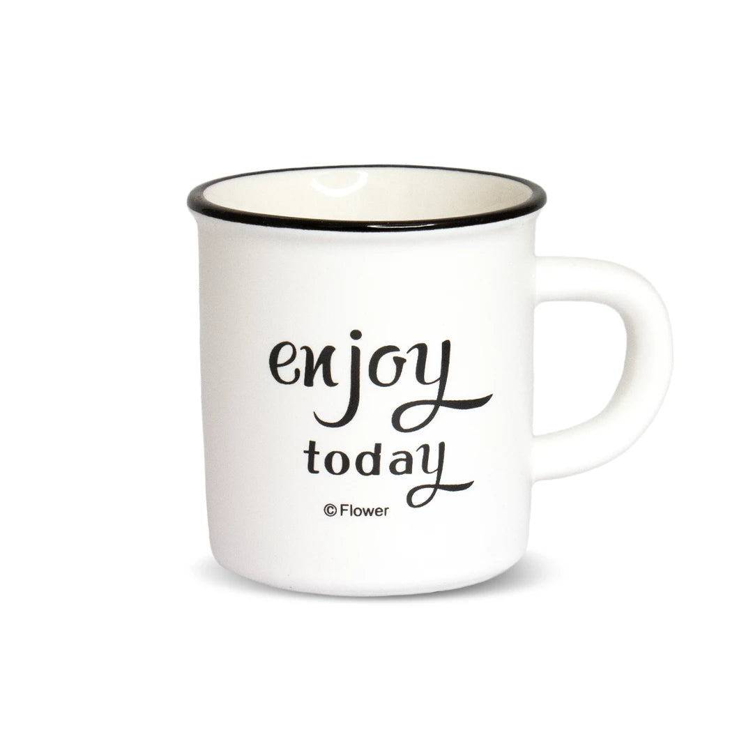 95 ml Glossy Light Ceramic Coffee Cup