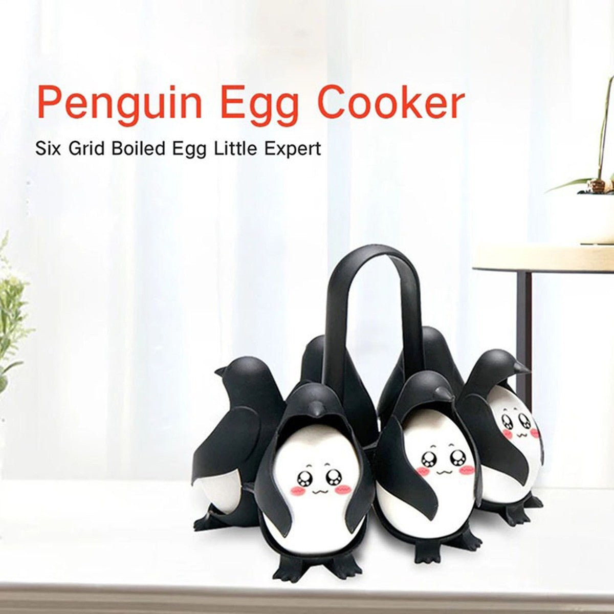 Penguin Shape Egg Holder/  Boil Cooker