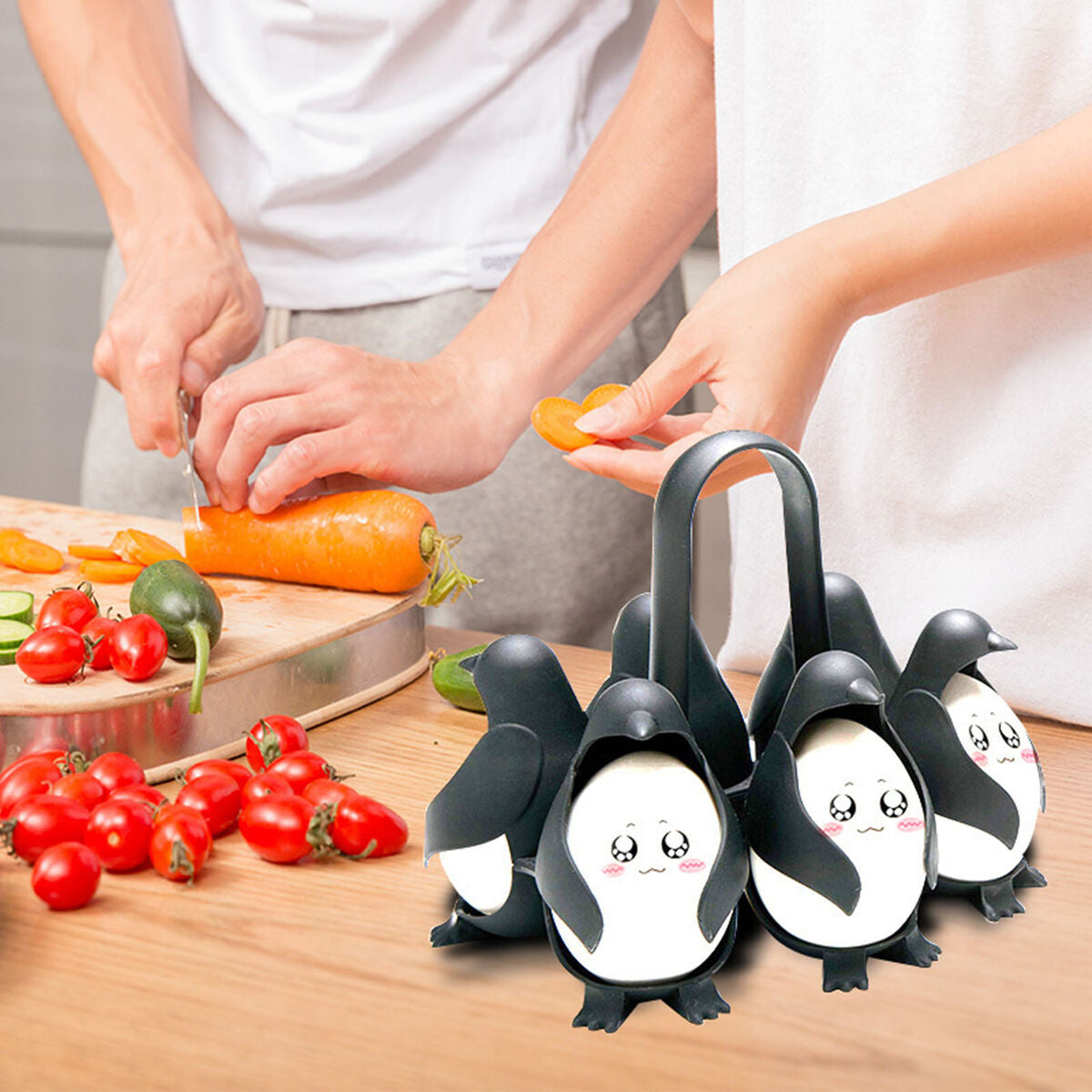 Penguin Shape Egg Holder/  Boil Cooker
