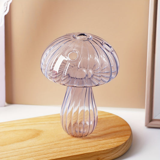 Mini Glass Mushroom Vase