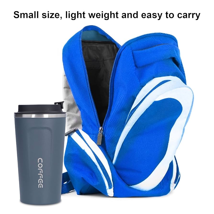 Stainless Steel Travel Coffee Mug Vacuum Insulated Reusable Coffee Tumbler Cup 510 ml