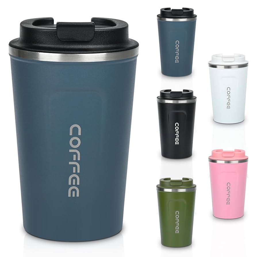 Stainless Steel Travel Coffee Mug Vacuum Insulated Reusable Coffee Tumbler Cup 510 ml