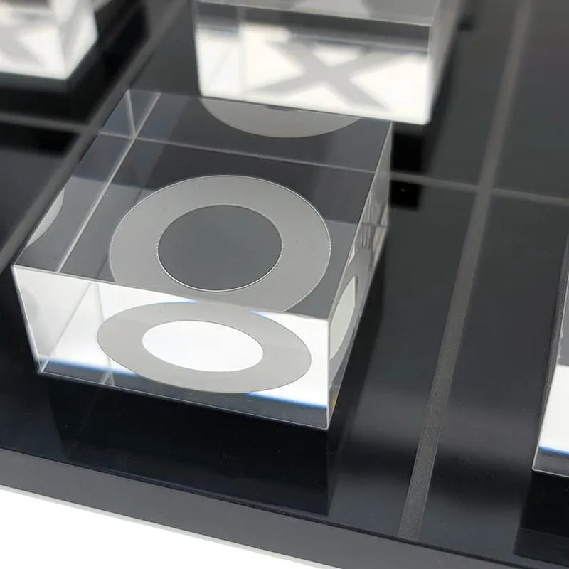 Luxury Acrylic Tic Tac Toe Game Set