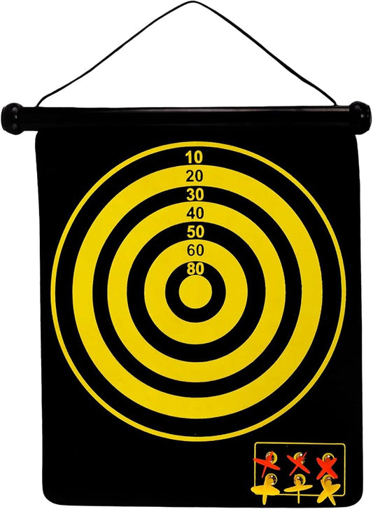 Magnetic dart board