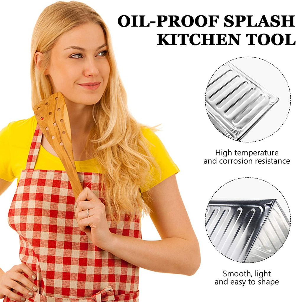 Aluminum Foil Gas Stove Shield Oil Splatter Screen Kitchen Tool 84 X 32.5cm