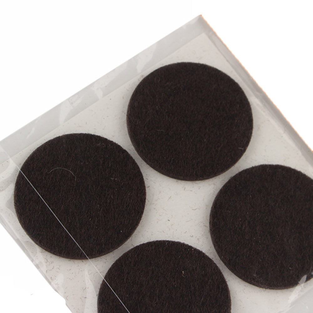 Round Table Foot Pad Black Set Of 8 Pcs