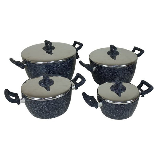 Phoenix, Professional Granite Cookware Set Of 8 Pcs