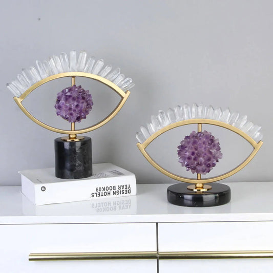Long Crystal Eye Decoration