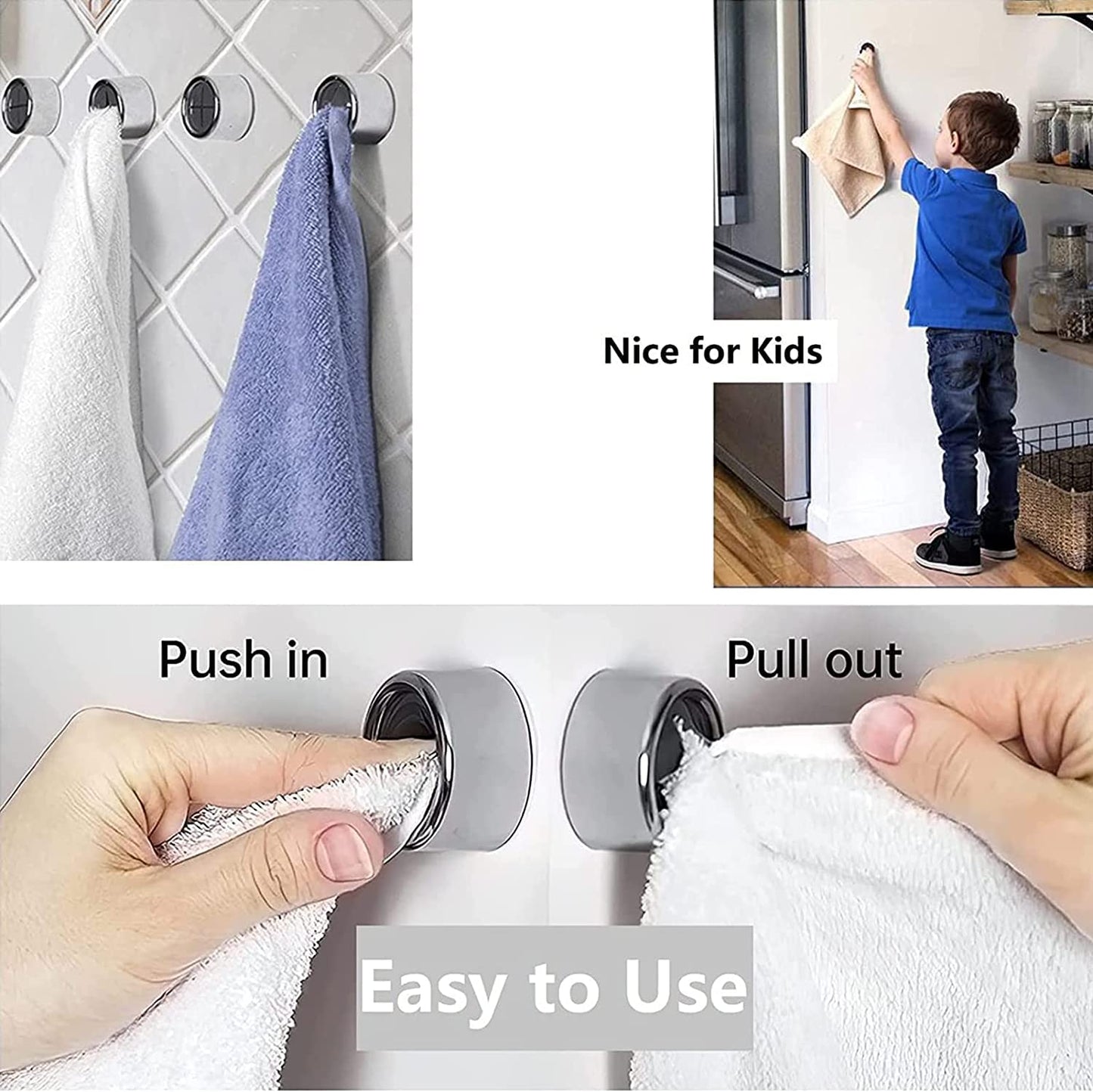 1 Pcs Stainless Steel Kitchen Towel Holder