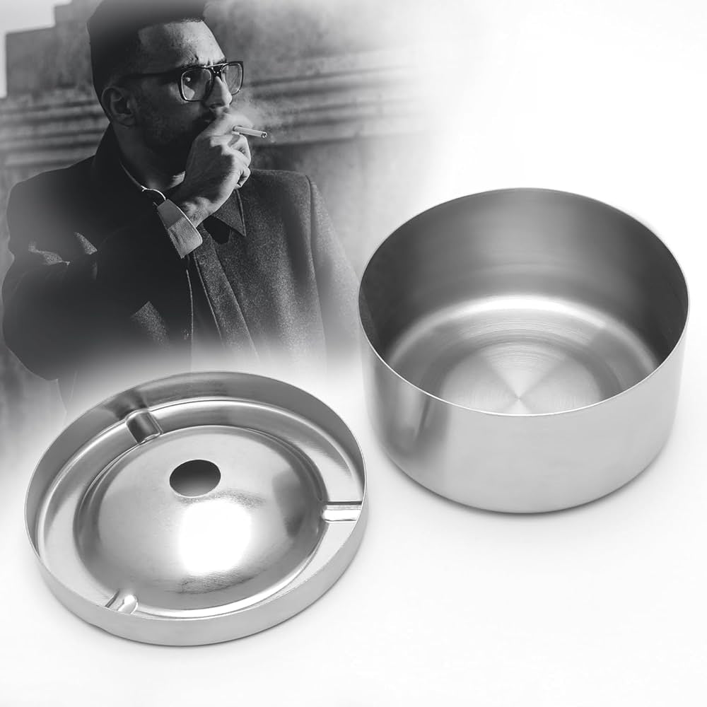 Stainless Steel Round Ashtray