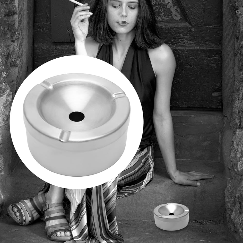 Stainless Steel Round Ashtray