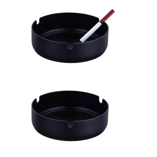 Stainless Steel Ashtray -Black