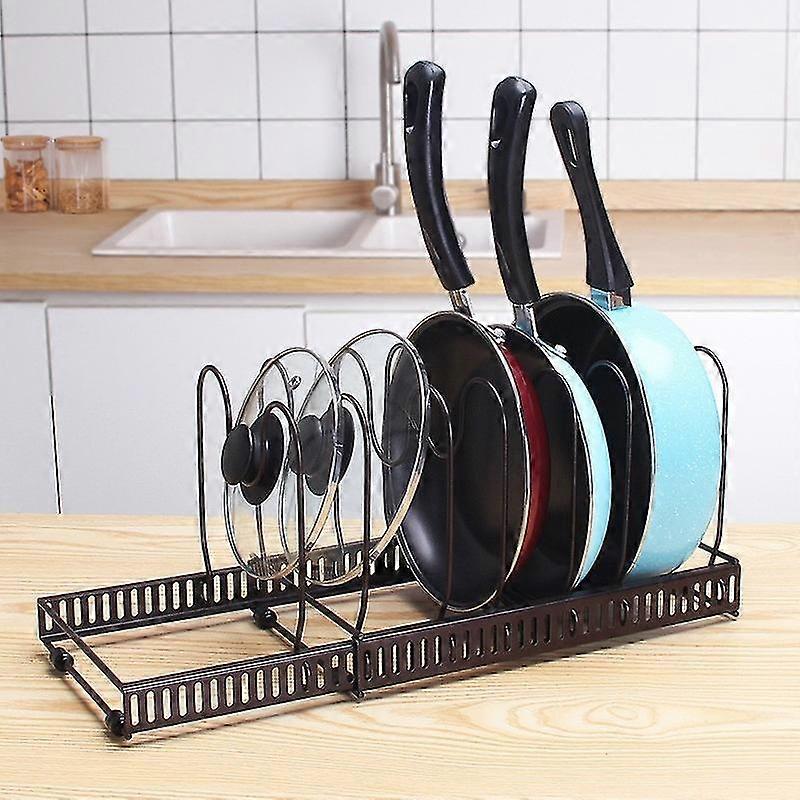 7 Tier Expandable Pot Pan Organizer