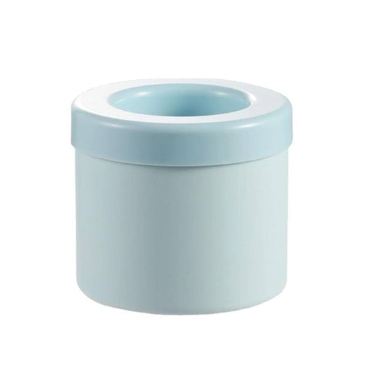 Silicone Ice Making Cup Ice Bucket with Lid - Aqua