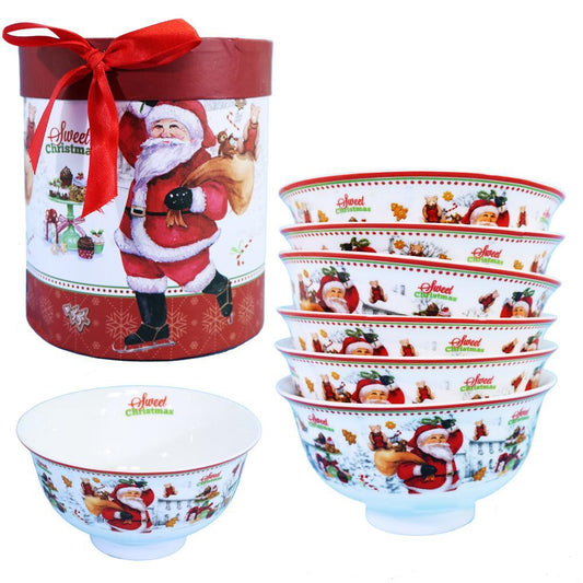 1 Pc Christmas Porcelain Bowl