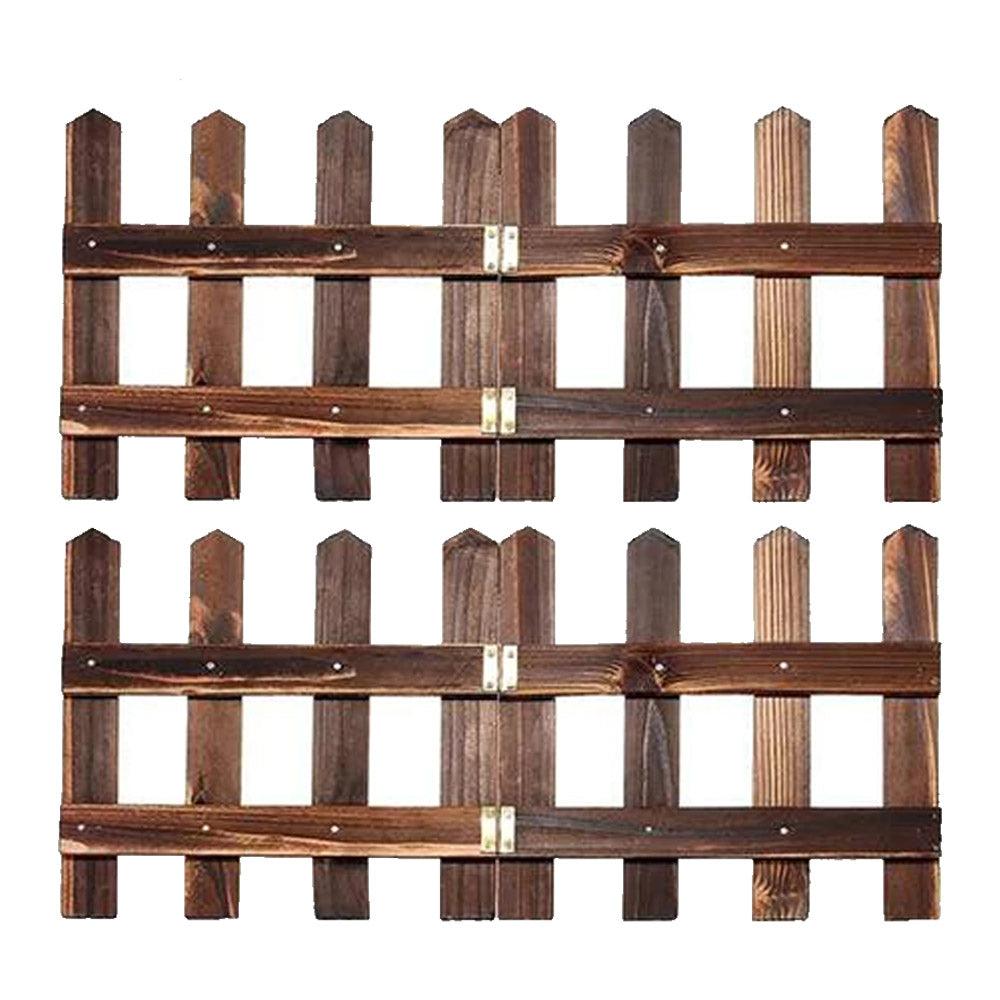 Christmas Outdoor Wood Fence 160 X 30 Cm