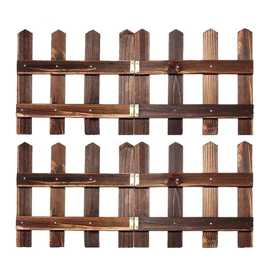 Christmas Outdoor Wood Fence 160 X 30 Cm