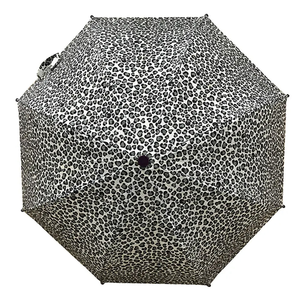 Foldable Leopard Spots Style Umbrella