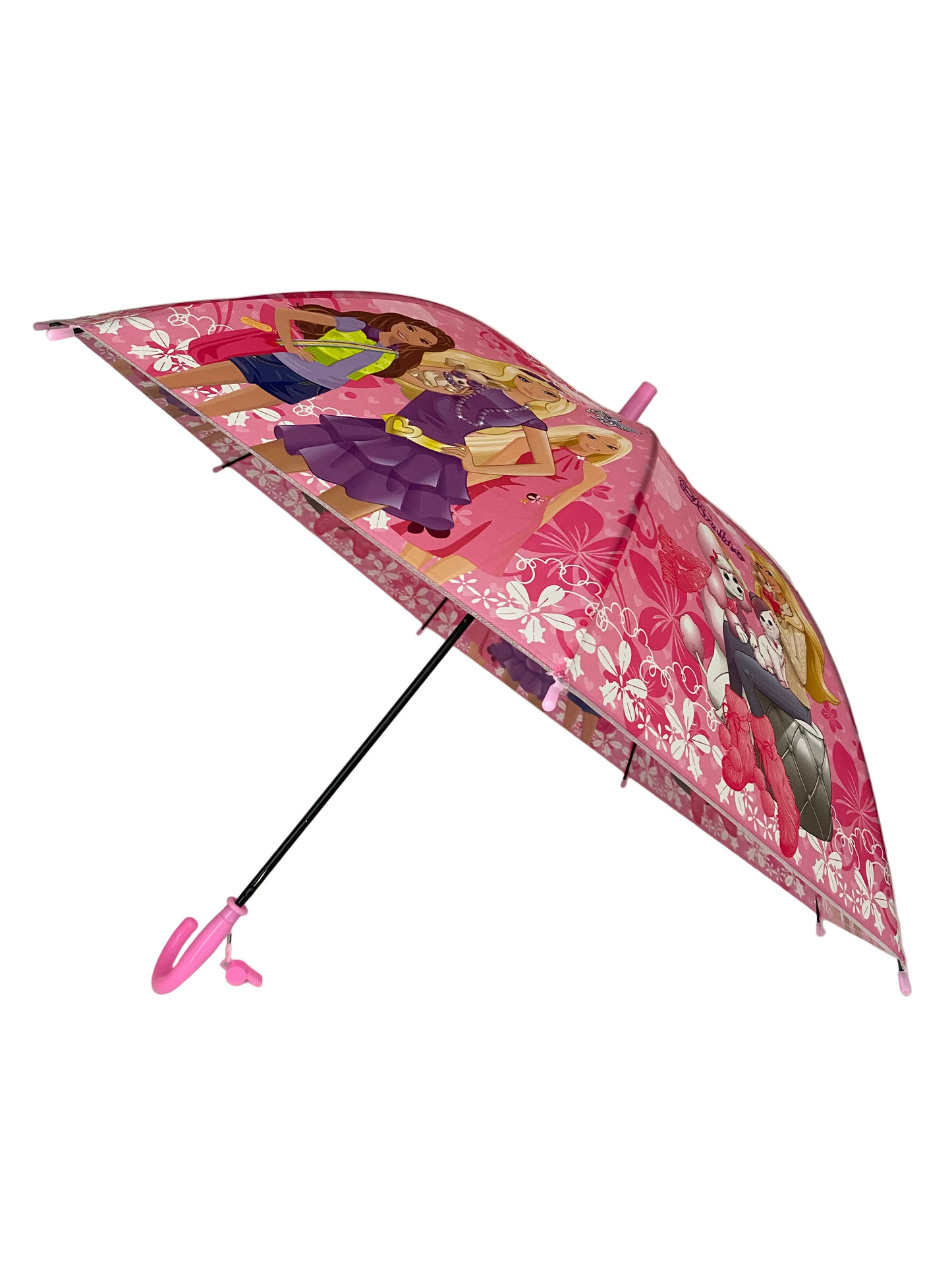 Barbie Umbrella For Kids - Pink