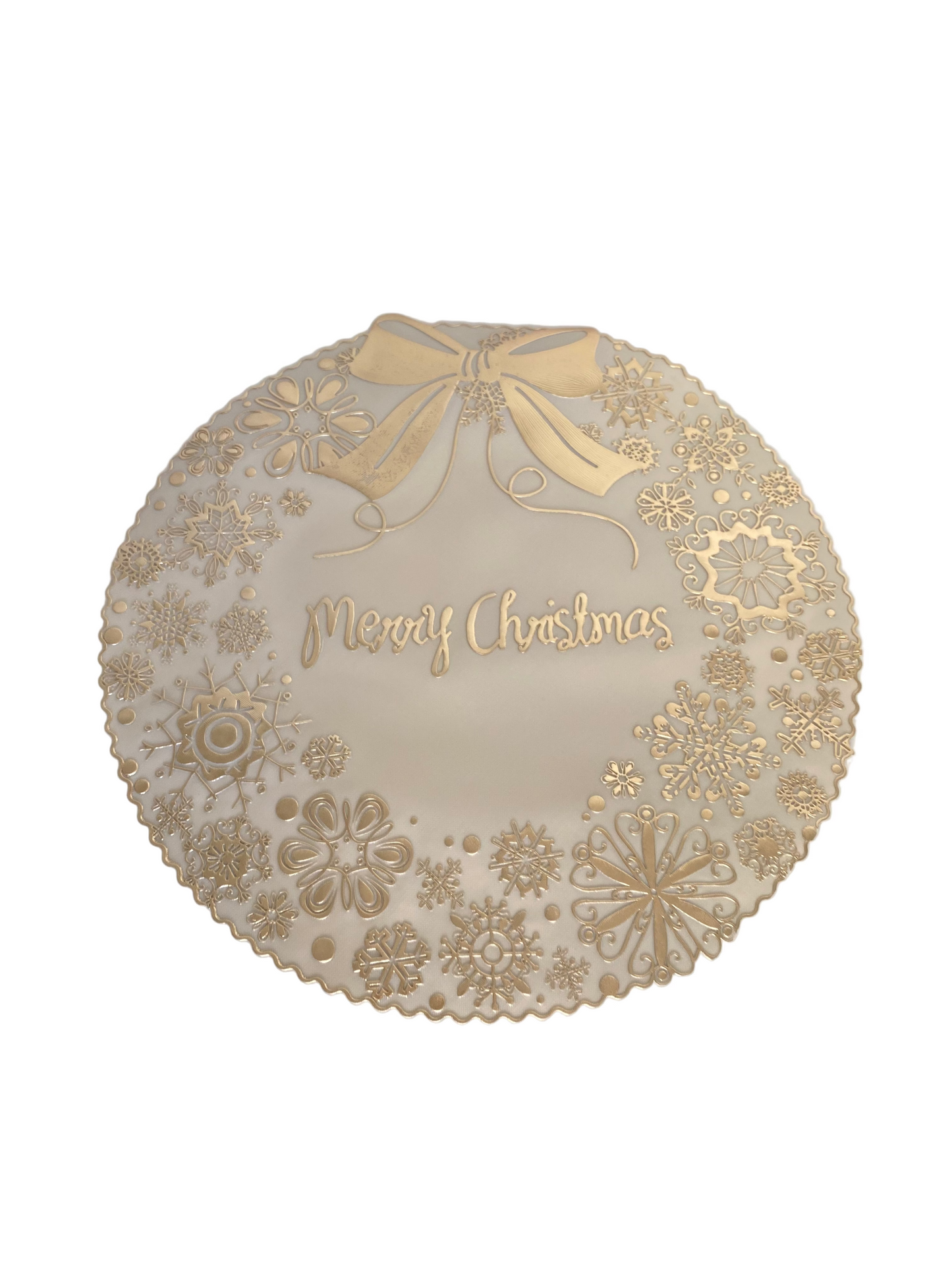 6 PCs Christmas PVC Placemat Set