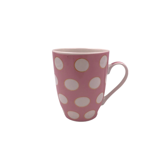 Pink and Grey Porcelain  Mug