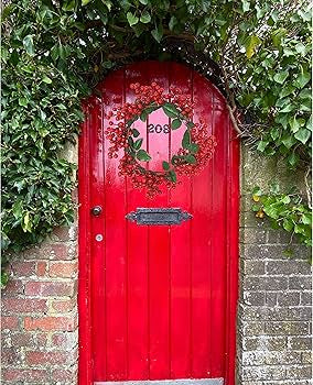 Christmas Wreath - Red Berries and Winter Greenery