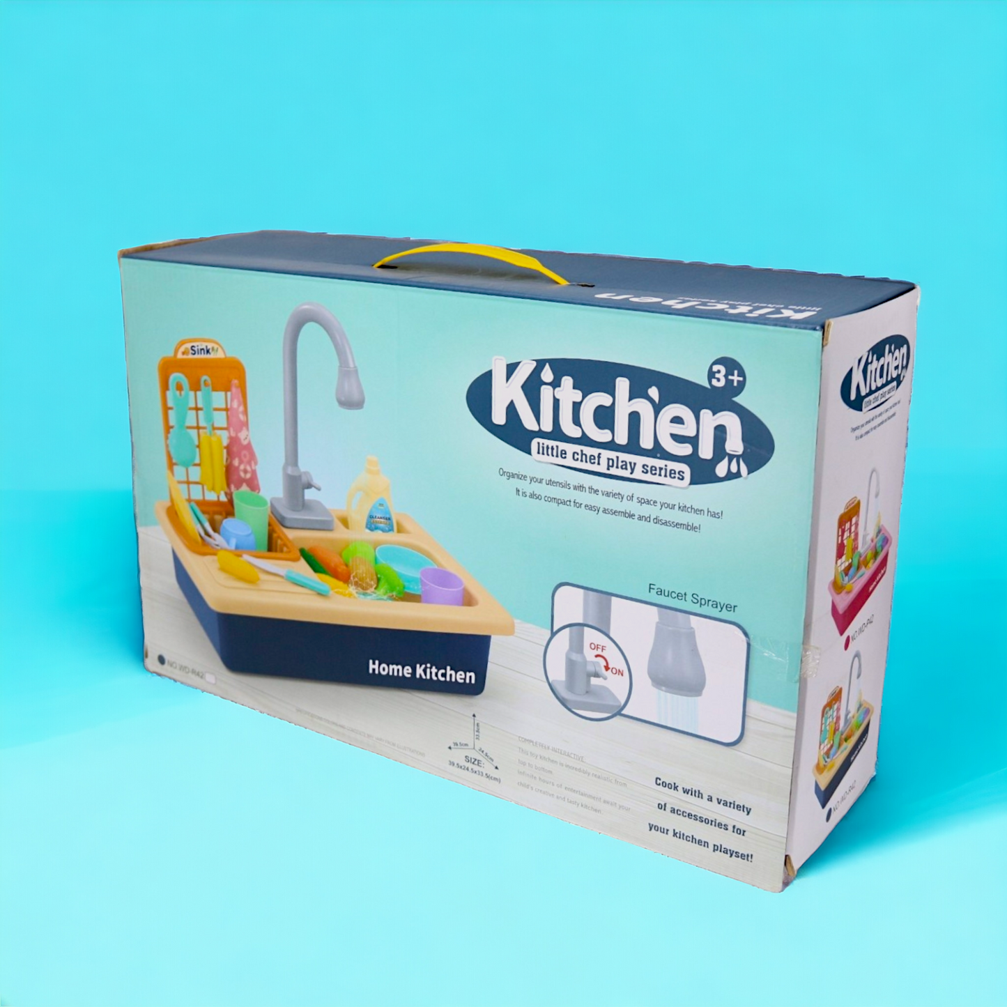 Interactive Kitchen Sink Toy -Pink
