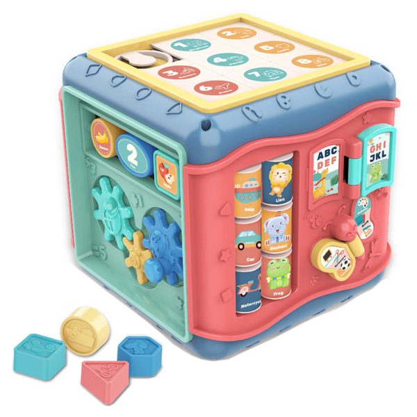 Wisdom Hexahedral Six Sided Drum - Blue