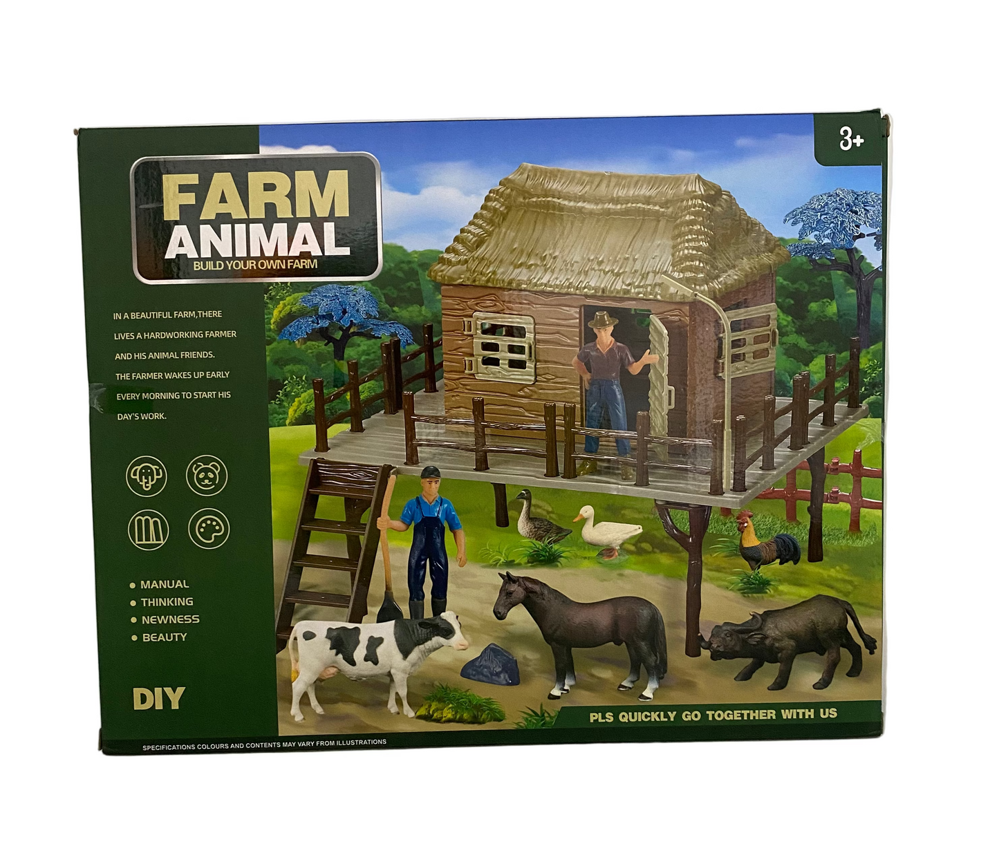 Farm Animal Toy Set