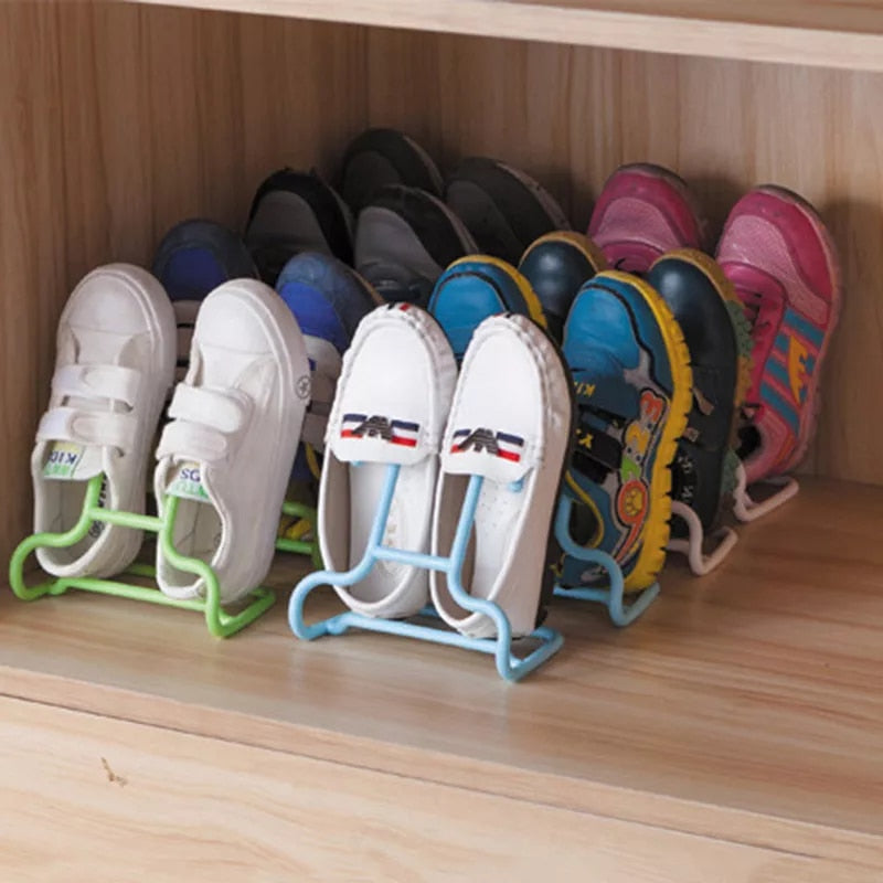 Multi Functional 2 In 1 Children Storage Rack 2 Pcs