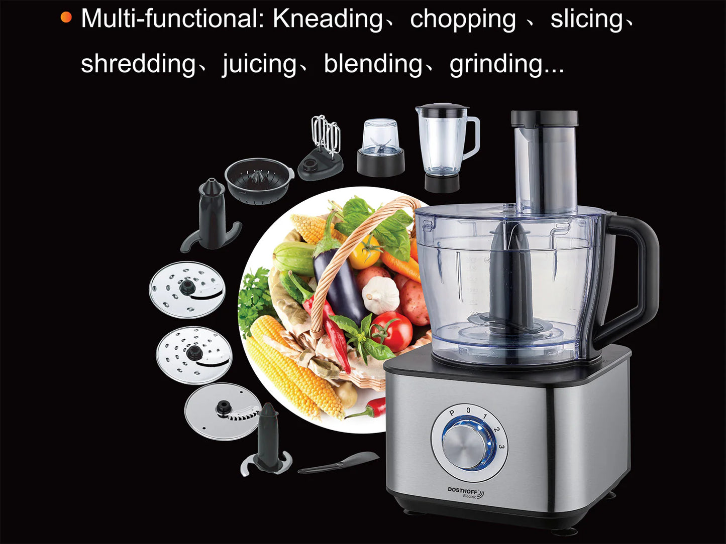 Dosthoff, Electric Food Processor