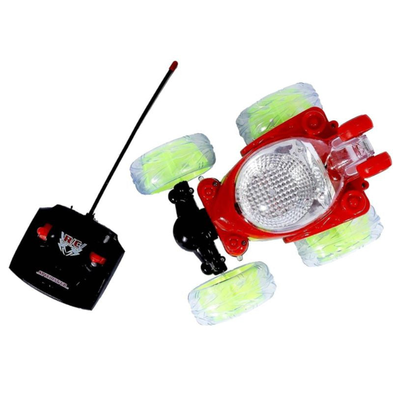 Remote Control McQueen 360 Degrees Rotating Front Axle Spinning Wheels Avengers 3D Lights & Music