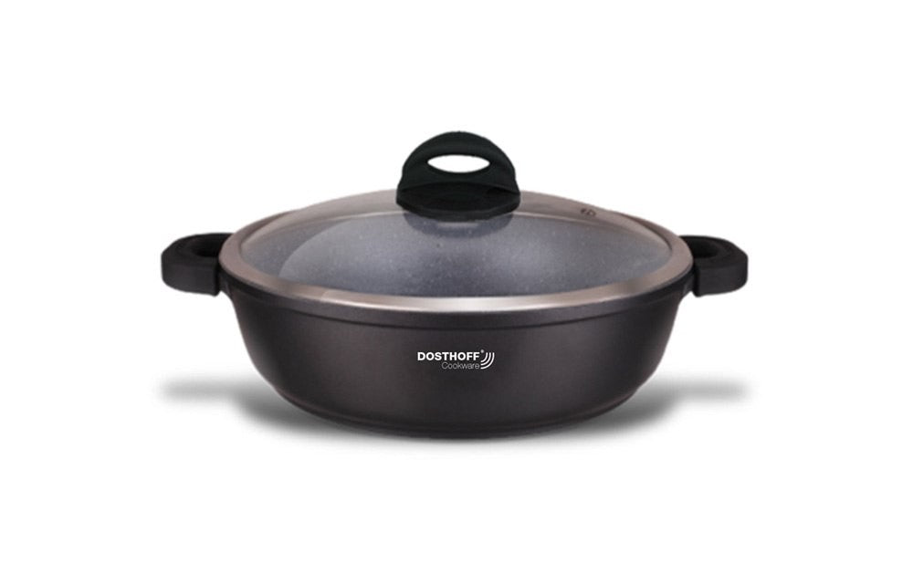 Dosthoff, Induction Master shallow Casserole Black 28 Cm 3.7L